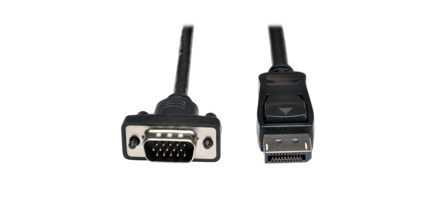 Tripp Lite P581-006-VGA-V2 câble vidéo et adaptateur 1,8 m DisplayPort Noir