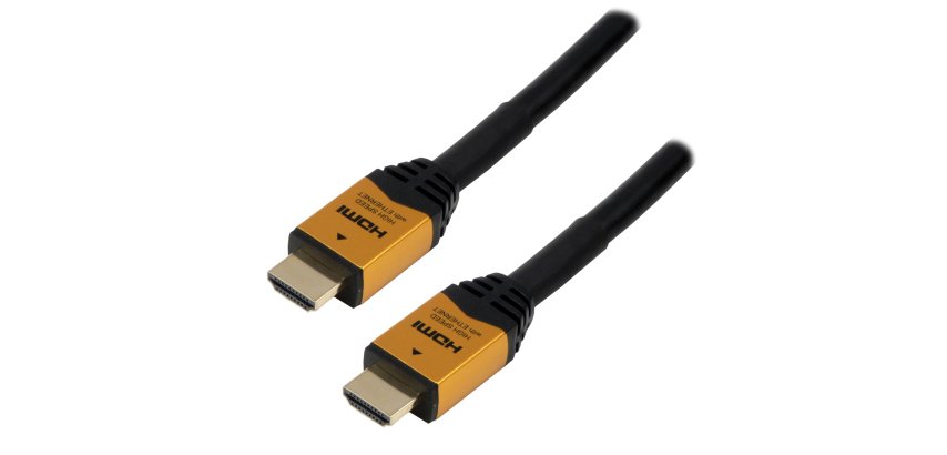 MCL 20 m câble HDMI HDMI Type A (Standard) Noir