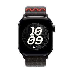 Apple Nike Sport Loop Bande Noir Nylon, Polyester recyclé, Spandex