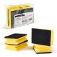 Perfetto 26945 spugna Rettangolare Nero, Giallo 4 pz