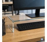 MAUL 1951605 support d'écran plat pour bureau Transparent