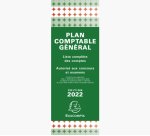 Plan comptable général accordéon 19x7,5cm - Vert