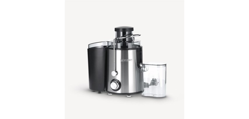 Severin ES 3566 Centrifugal juicer 400 W Black, Stainless steel