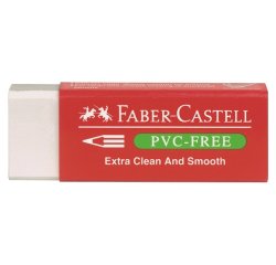 Gomma bianca per matita - 7095 Faber-Castell - conf. 20 pezzi