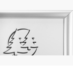 Cadre photo mural aluminium A3 - Argent