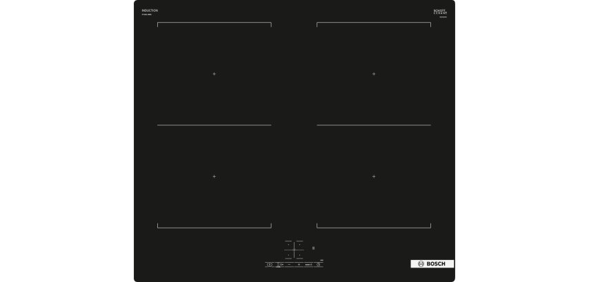 BOSCH Plaque induction PVQ611BB6E Série 4, CombiZone, TouchSelect