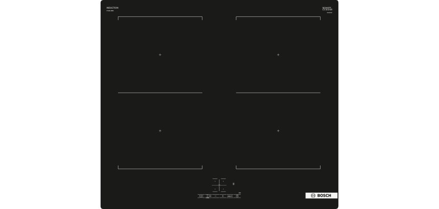 BOSCH Plaque induction PVQ611BB6E Série 4, CombiZone, TouchSelect