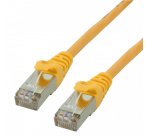 MCL IC5K99BZZZ6ASH03J câble de réseau Jaune 0,3 m Cat6a S/FTP (S-STP) Rond