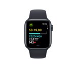 Apple Watch SE GPS 40mm Midnight Aluminium Case with Midnight Sport Band - M/L
