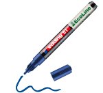 Marqueur edding 51 ecoline peinture base eau pointe      ogive 1/2mm coloris bleu