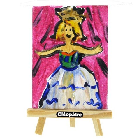 Peinture à l'eau pailletée cléopâtre coloris orange vert magenta bleu et violet 250ml lot de 5 flacons