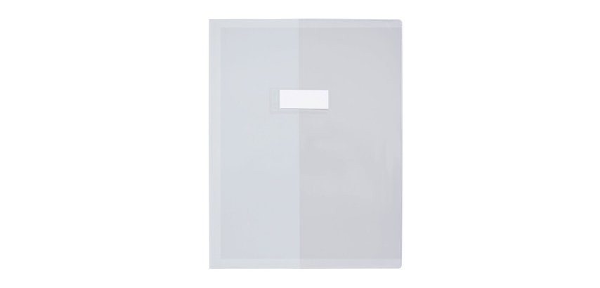 Protège-cahier Cristal Luxe 240 x 320 mm, incolore