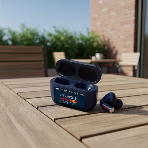 Red Bull Racing RB-EB110 auricular y casco Auriculares True Wireless Stereo (TWS) Dentro de oído Llamadas/Música/Deporte/Uso diario Bluetooth Azul