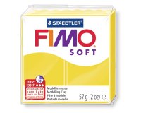 Pâte à modeler fimo soft coloris citron pain 57g