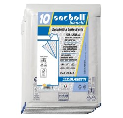 Blasetti Sacboll Bianchi envelope White 10 pc(s)
