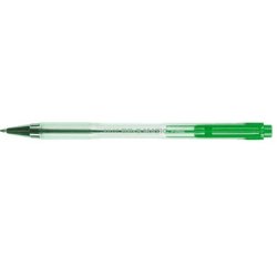 Stylo-bille pilot bp-s matic écriture fine 0.3mm 800m encre classique rétractable corps translucide rechargeable vert