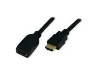 MCL MC384/3D-2M câble HDMI HDMI Type A (Standard) Noir