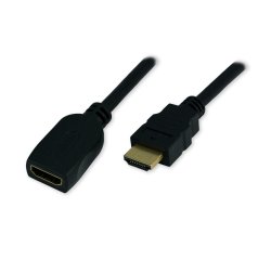 MCL MC384/3D-2M câble HDMI HDMI Type A (Standard) Noir
