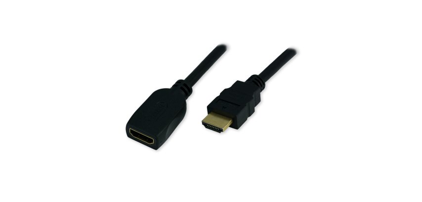 MCL MC384/3D-2M câble HDMI HDMI Type A (Standard) Noir