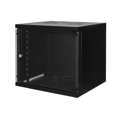 LINK LK1909UN rack cabinet 9U Wall mounted rack Black