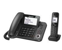Panasonic KX-TGF320EXM - Telefono cordless con segreteria telefonica, nero