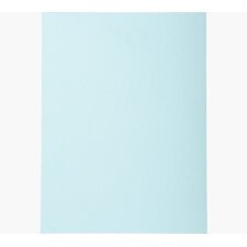 Paquet de 100 chemises FOREVER en carte recyclée 220g. Coloris Bleu clair