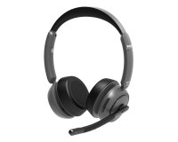 Port Designs 912003 casque Avec fil &sans fil Arceau Bureau/Centre d'appels Bluetooth Socle de chargement Noir