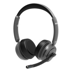 Port Designs 912003 écouteur/casque Avec fil &sans fil Arceau Bureau/Centre d'appels Bluetooth Socle de chargement Noir