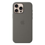 Apple Coque en silicone avec MagSafe pour iPhone 16 Pro Max - Gris minéral