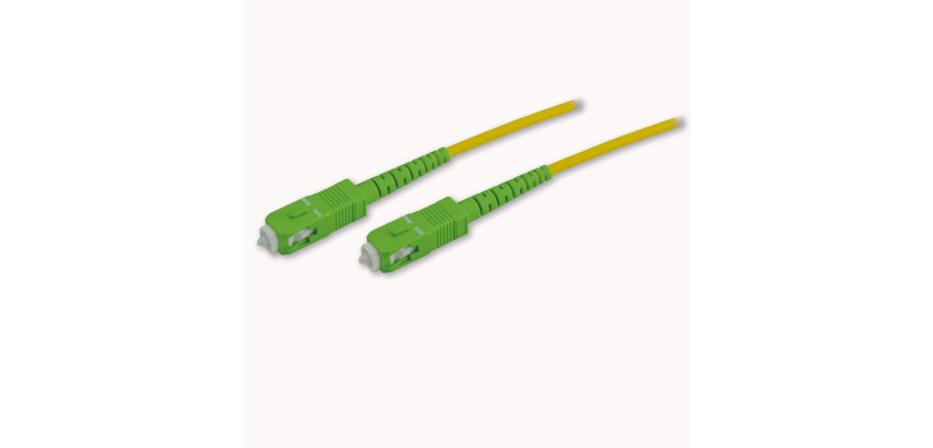 MCL Câble fibre optique simplex monomode 9/125 - SCAPC/SCAPC - 3m