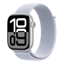 Apple Watch Series 10 OLED 46 mm Numérique 416 x 496 pixels Écran tactile 4G Argent Wifi GPS (satellite)