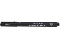 Feutre technique uniball pointes calibrees 0,1mm encre noir trace net et precis