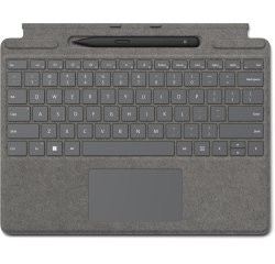 Microsoft 8X8-00173 tastiera per dispositivo mobile Microsoft Cover port Platino