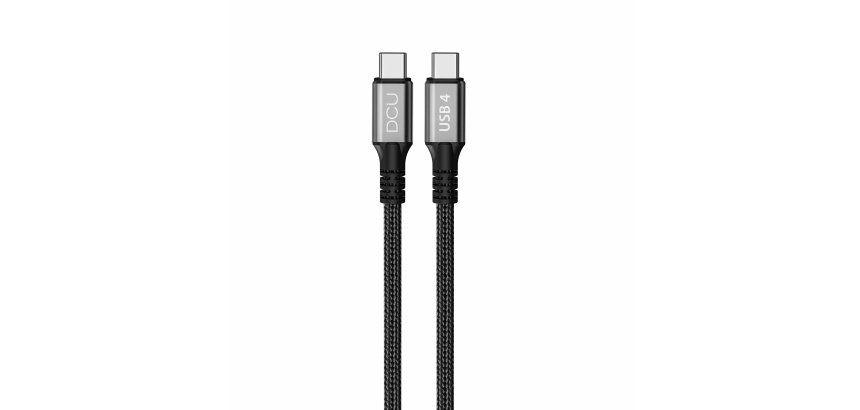DCU Advance Tecnologic 30402095 câble USB USB4 Gen 2x2 1 m USB C Noir