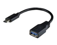 DLH DY-TU3078B câble USB USB 3.2 Gen 1 (3.1 Gen 1) USB A USB C Noir