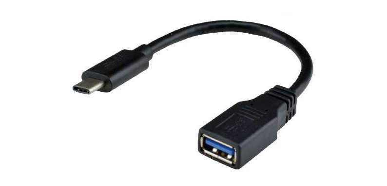 DLH DY-TU3078B câble USB USB 3.2 Gen 1 (3.1 Gen 1) USB A USB C Noir