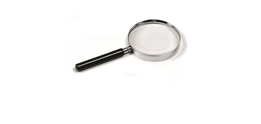 Lebez 1124 magnifier Black, Stainless steel