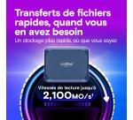 Crucial X10 1 To USB Type-C USB 3.2 Gen 2x2 Bleu