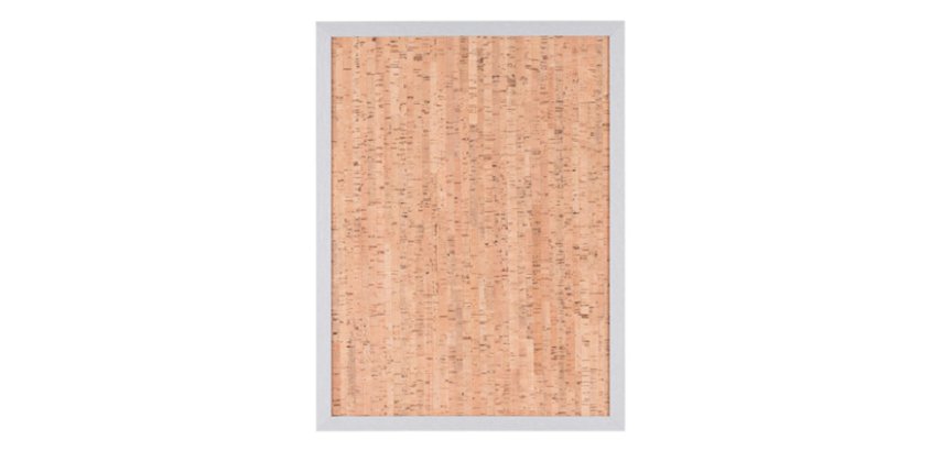 Bi-Office SF141258528 sign holder/information stand Cork, MDF, Metal Brown, Silver