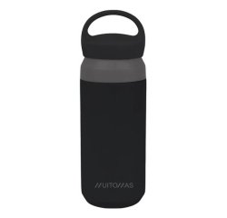 Muitomas WBOTTLE500BK drinking bottle Daily usage 500 ml Plastic Black, Grey
