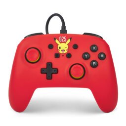 PowerA NSGP0200-01 mando y volante Rojo USB Gamepad Analógico Nintendo Switch