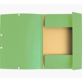 Chemise 3 rabats à élastiques carte lustrée 400g/m2 - A4