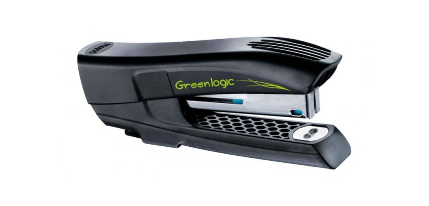 Agrafeuse maped greenlogic pocket recyclé 28x104x44mm 15 feuilles agrafes n.10 coloris noir