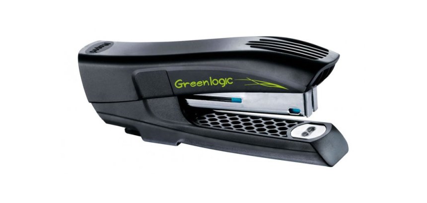 Agrafeuse maped greenlogic pocket recyclé 28x104x44mm 15 feuilles agrafes n.10 coloris noir
