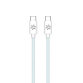 Celly USBCUSBCCOTTLB cable USB 1,5 m USB C Azul, Blanco