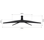 JAPANNEXT JN-IPS340UWQHD60C-C65W-HS écran plat de PC 86,4 cm (34") 3440 x 1440 pixels UltraWide Quad HD LCD Noir, Argent