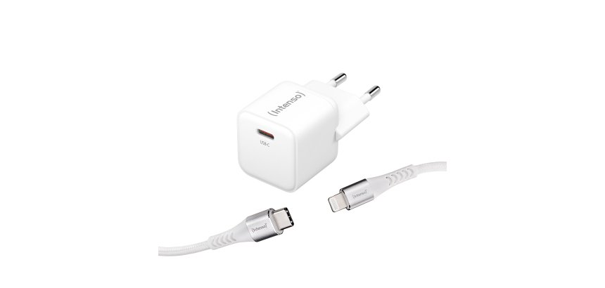 Intenso 7803052 Caricabatterie per dispositivi mobili Universale Bianco AC Ricarica rapida Interno