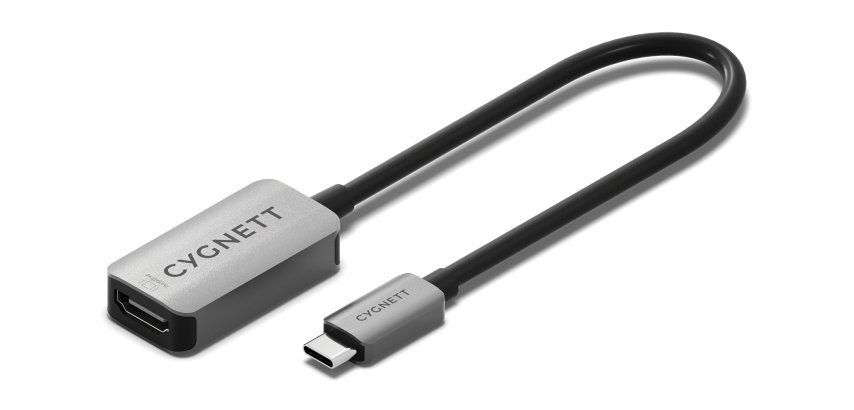 Cygnett Unite 0,15 m USB tipo-C HDMI Alluminio