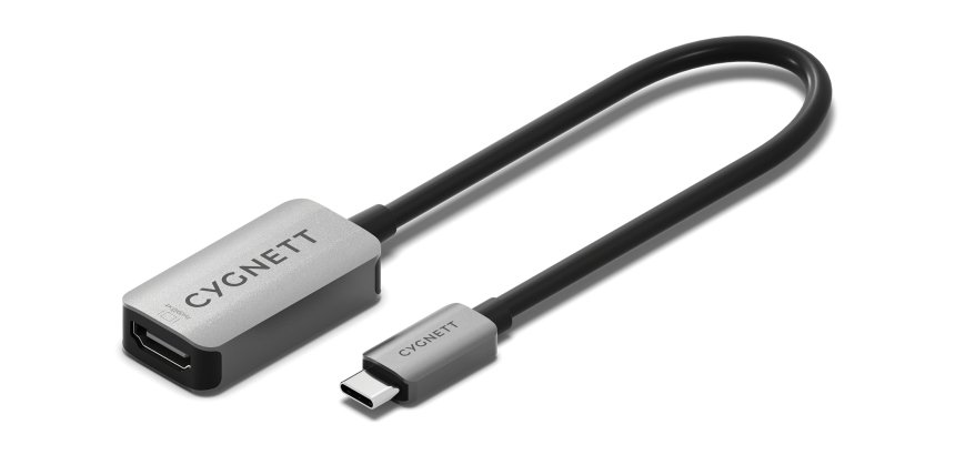 Cygnett Unite 0.15 m USB Type-C HDMI Aluminium