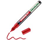 Marqueur edding 51 ecoline peinture base eau pointe      ogive 1/2mm coloris rouge